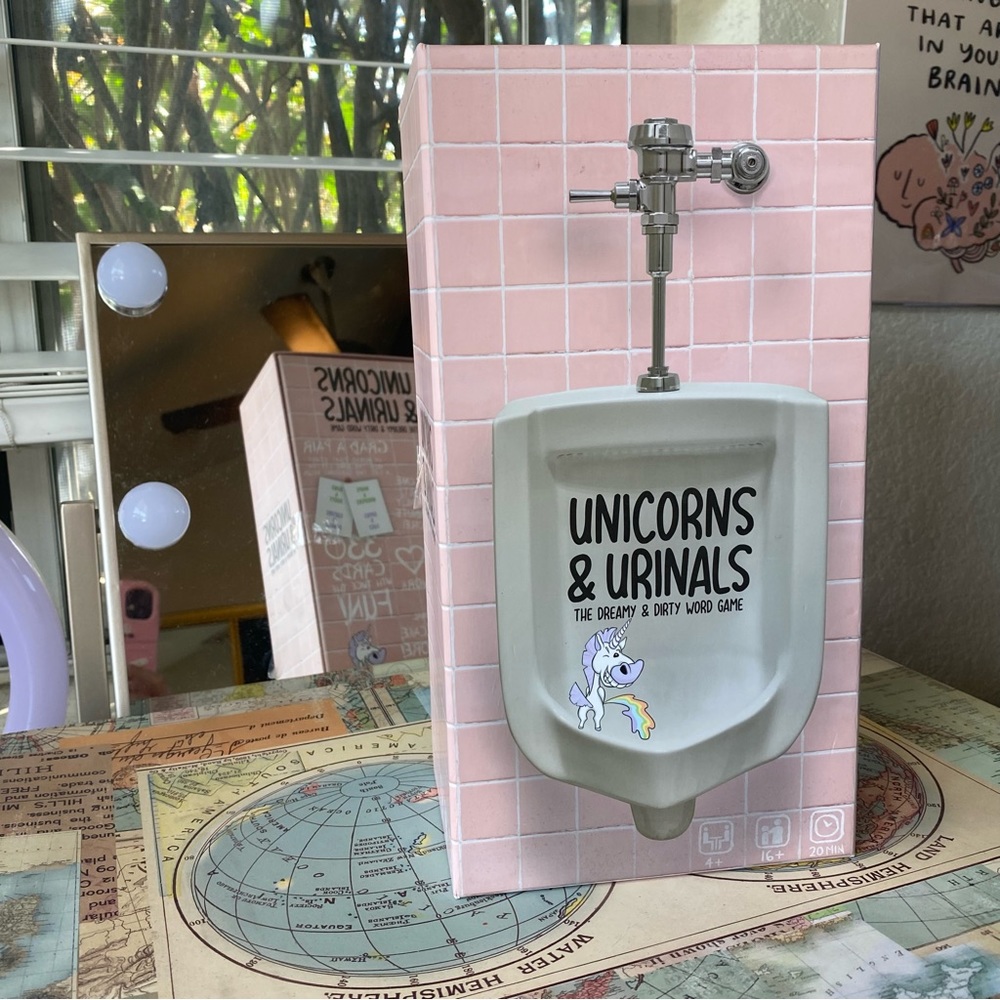 Opened, but not used Board game. Fun for family, and friends.